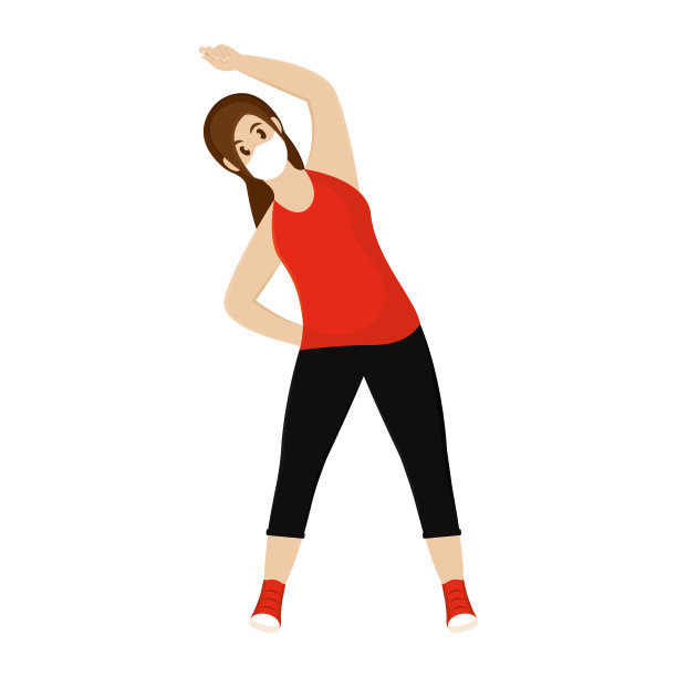 孤立的妇女运动图片下载