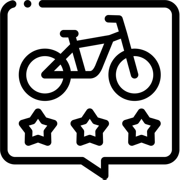 明星评价自行车共享服务图标图片下载