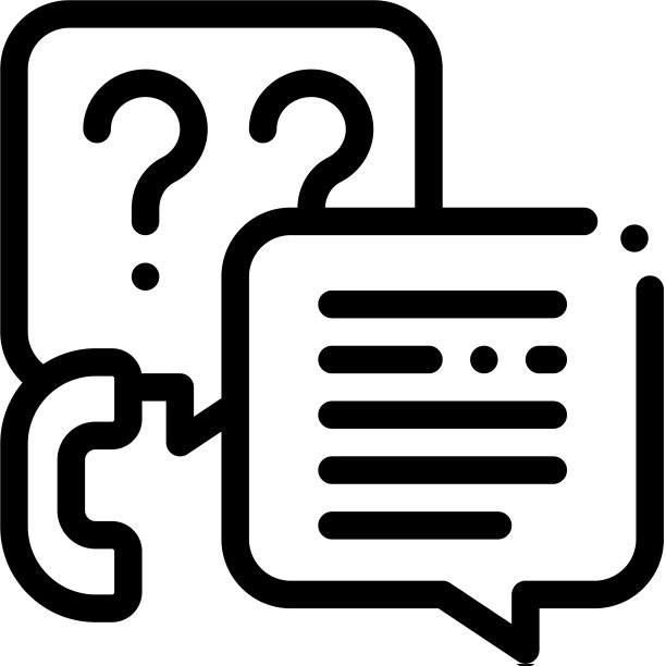 电话协助服务图标大纲图片下载