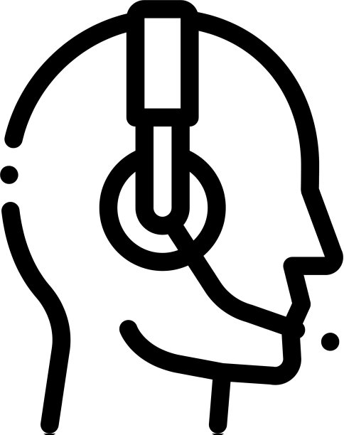 有代表性的帮助线图标轮廓图片下载