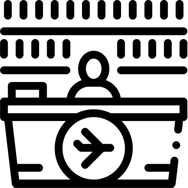 外观免税柜台图标图片下载