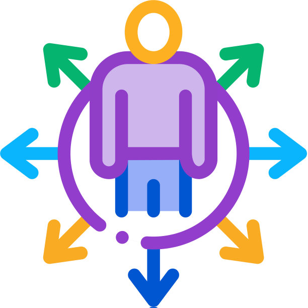 工作搜索图标大纲图片下载