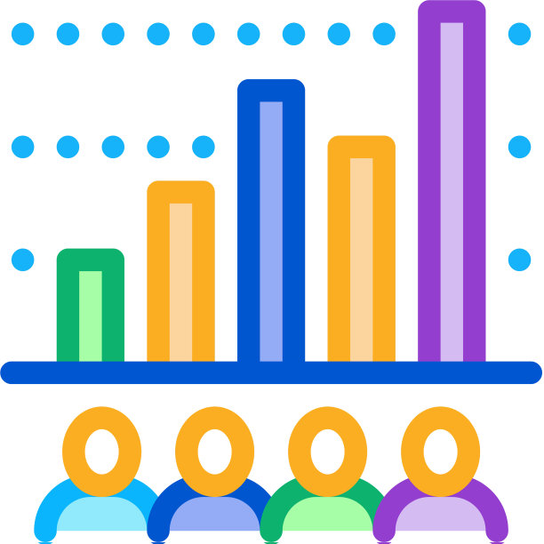 游客条形图图标轮廓图片下载