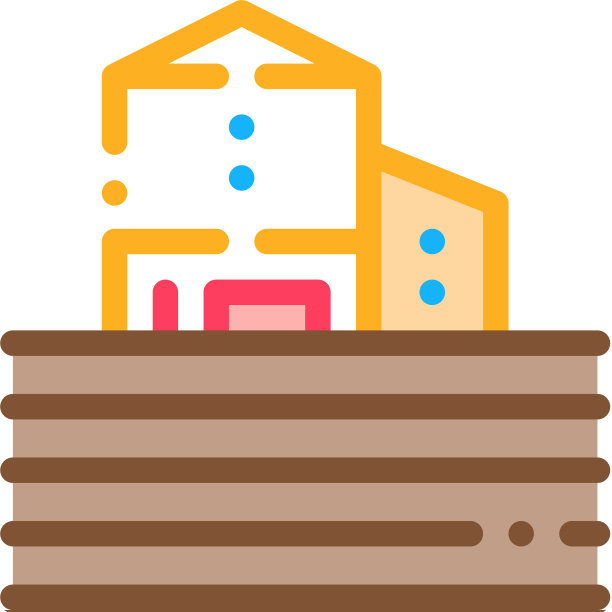 农场与土地图标轮廓图片下载