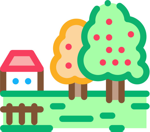 果园村的图标轮廓图片下载