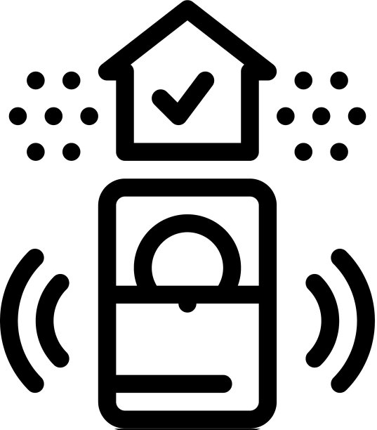 家居防盗报警图标概要图片下载