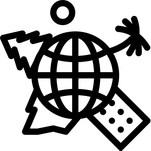 人文地理科学图标大纲图片下载