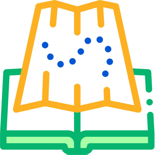 综合地理图标轮廓图片下载