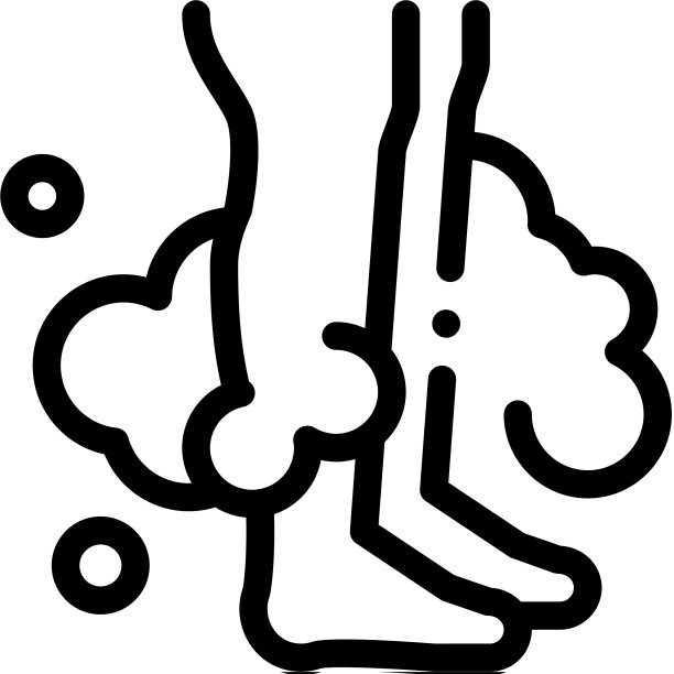 用肥皂泡沫图标轮廓洗脚图片下载