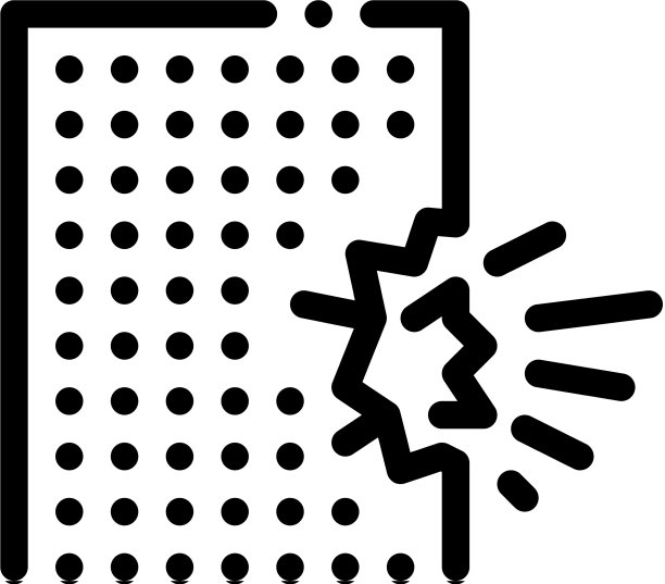 吹房子倒塌图标轮廓图片下载