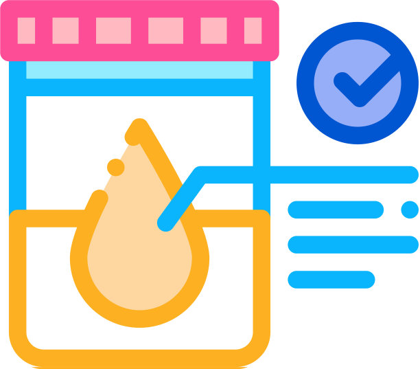 常规体外尿检图标轮廓图片下载