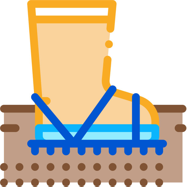 曝气地面与启动图标轮廓图片下载