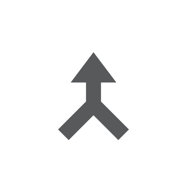 白色背景上的合并箭头图标符号图片下载