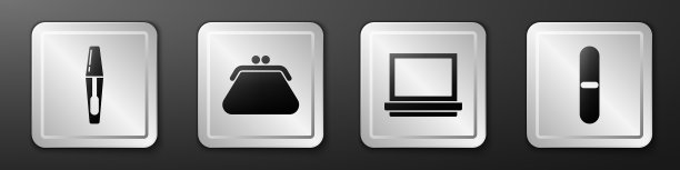 设睫毛刷，包，化妆粉图片下载