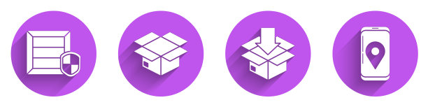 用防护纸箱设置送货包安全图片下载