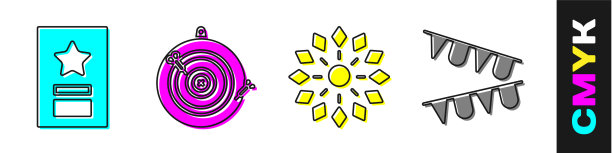 设置贺卡经典飞镖板和箭图片下载