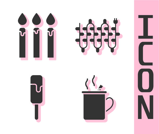 设热红酒生日蛋糕蜡烛冰淇淋图片下载