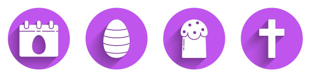 日历上有复活节彩蛋，复活节彩蛋图片下载