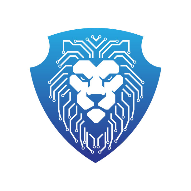 未来狮头科技盾标志模板图片下载