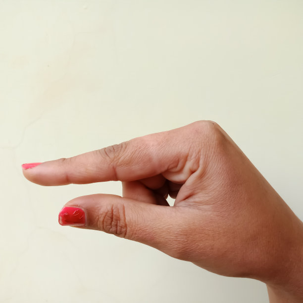 美国手语孤立的手图片下载