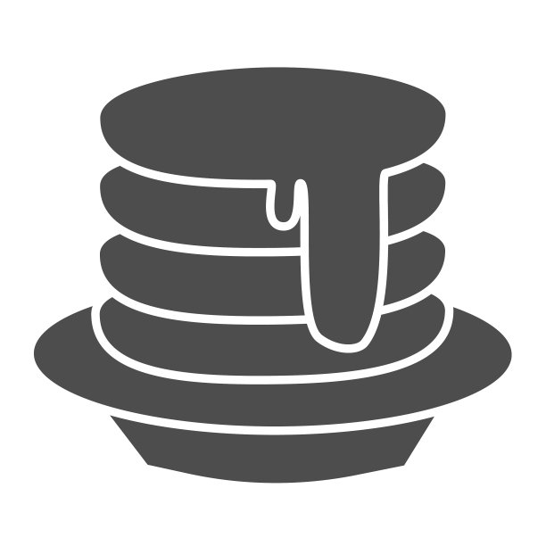 早餐煎饼加糖浆和黄油图片下载