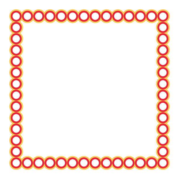 彩色框架空白背景设计在黄色图片下载