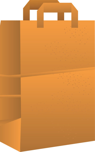 白色背景的购物袋图片下载