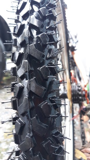 自行车车轮特写,图片下载