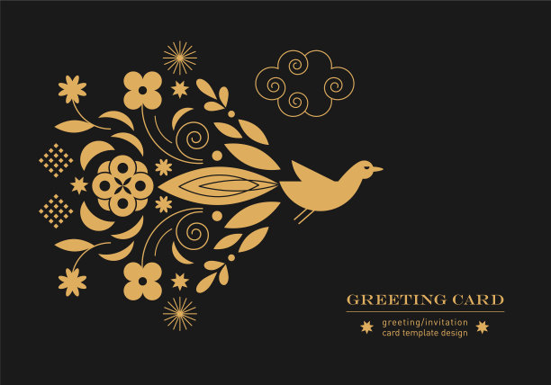 问候或邀请卡横幅海报庙宇图片下载