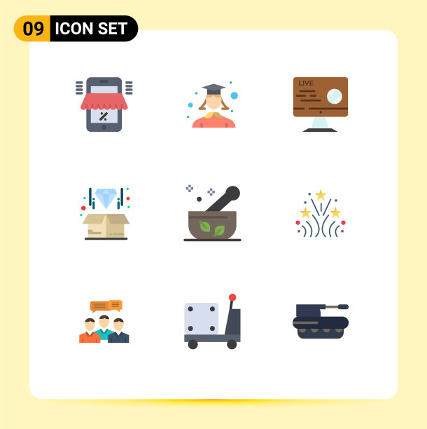 通用图标符号组9现代扁平图片下载