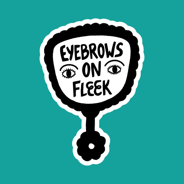 眉毛上fleek图片下载