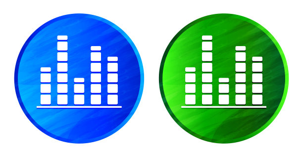 均衡器图标grunge纹理圆形按钮设置插图图片下载