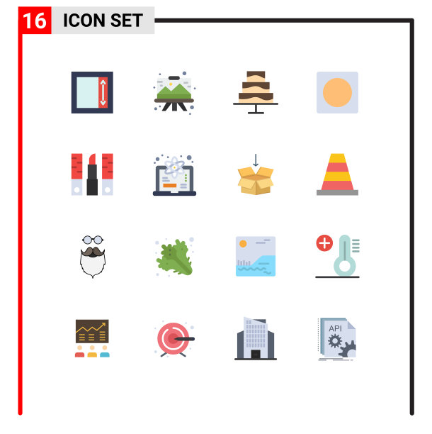 16组平色符号和符号图片下载