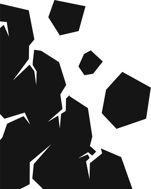 落石图标风格简单图片下载