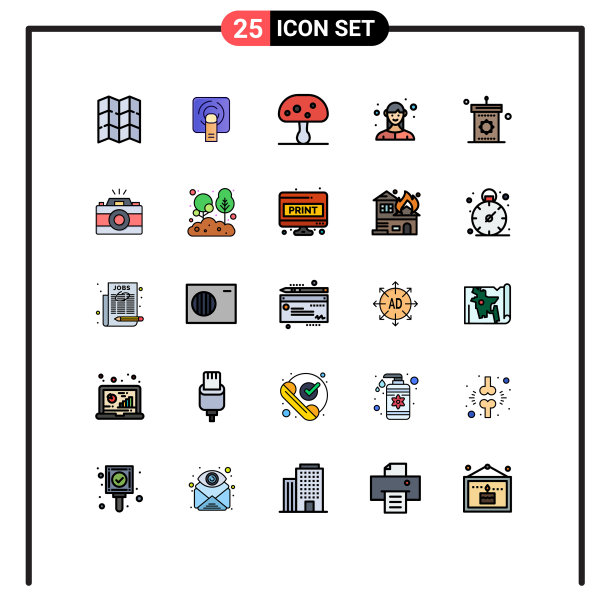 25组填线平色标志和图片下载