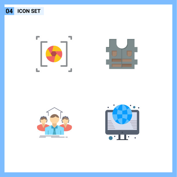 4 .通用平面图标符号相机符号图片下载