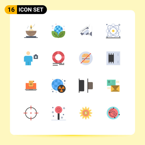 通用图标符号组16现代扁平图片下载