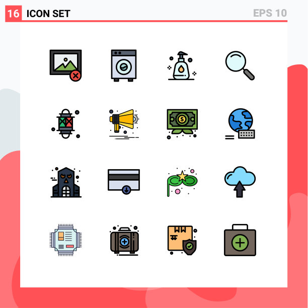 为卷筒纸设置16条通用平色填充线图片下载