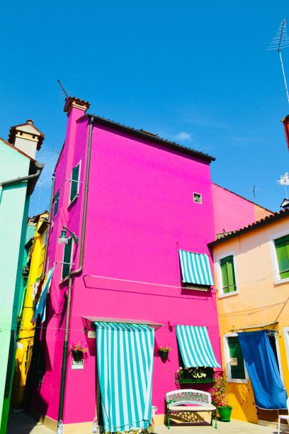 粉红色的建筑图片下载