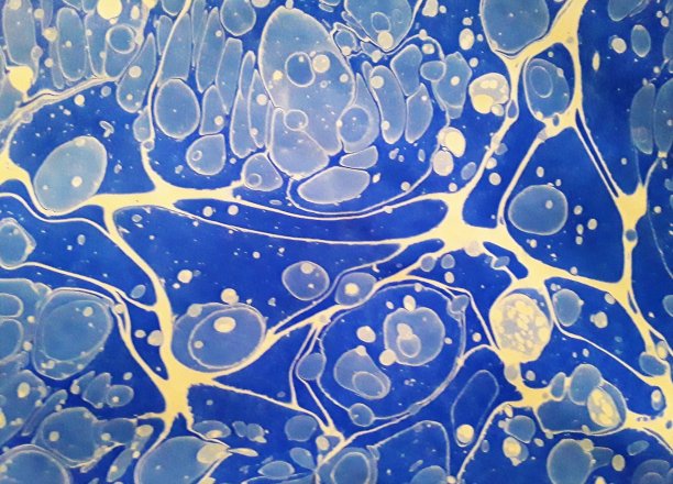 蓝色大理石花纹插图。图片下载