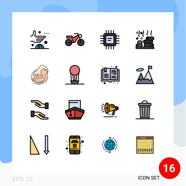 通用图标符号组16现代扁平图片下载