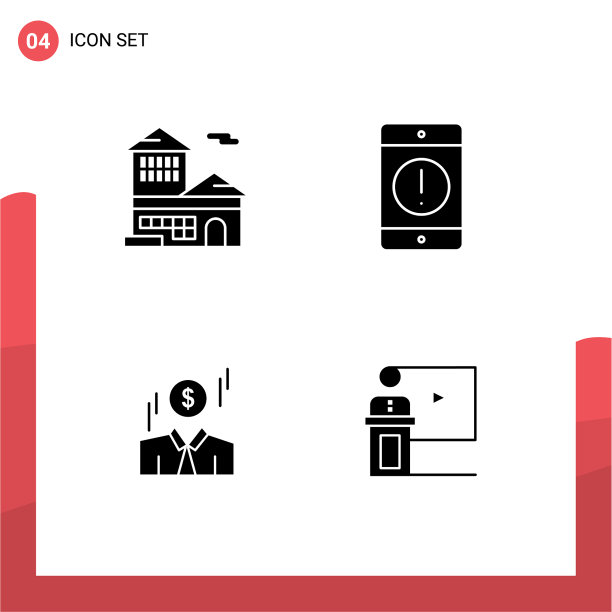 组4固体符号符号和符号图片下载