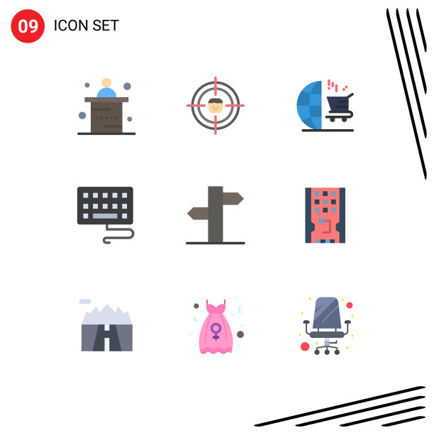 通用图标符号组9现代扁平图片下载