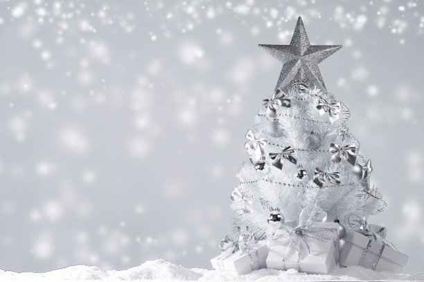 圣诞树和礼物图片下载