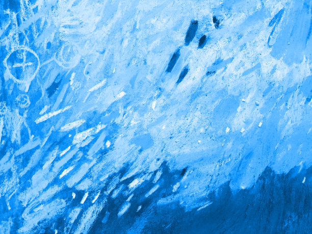 蓝色抽象铅笔纹理的旗帜。柔和的纹理背景。图片下载