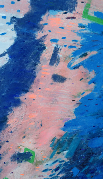 抽象明亮的铅笔纹理为旗帜。当代艺术背景。图片下载