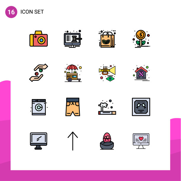 为卷筒纸设置16条通用平色填充线图片下载