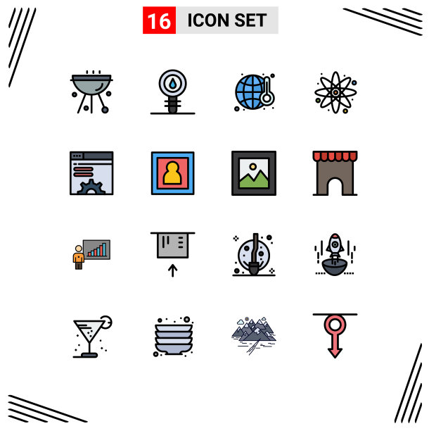 为卷筒纸设置16条通用平色填充线图片下载