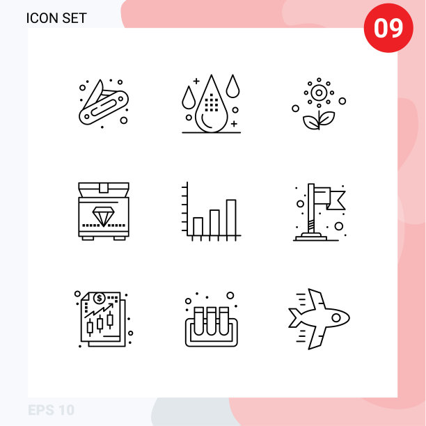 设置9现代UI图标符号符号图表图片下载