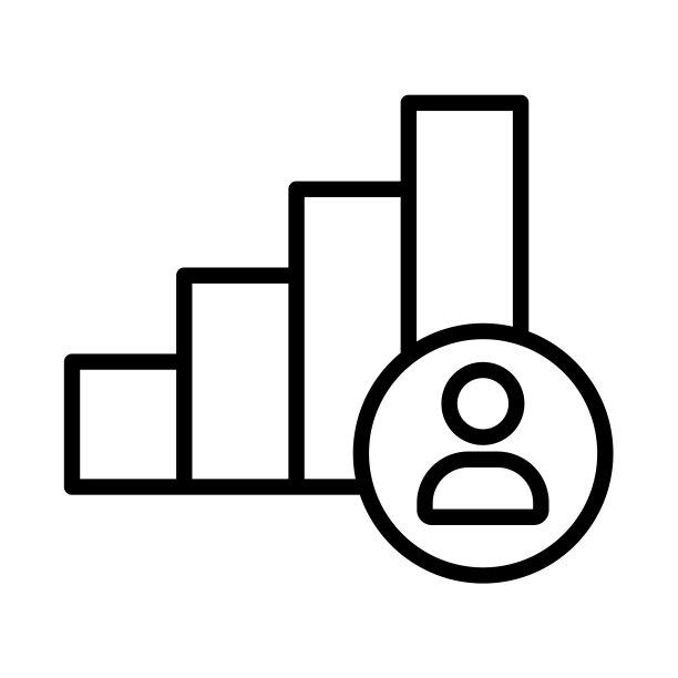 业务人员轮廓矢量图标孤立在白色。职业图标为web和UI设计，移动应用程序和打印产品图片下载